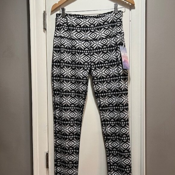 Apres Skyr Black Beauty High-waisted Baselayer Legging, NWT, Sz L & M - Picture 1 of 4